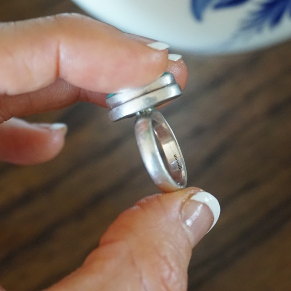 *Sold* Turquoise Ring Size 6.5 - Picture 3 of 5